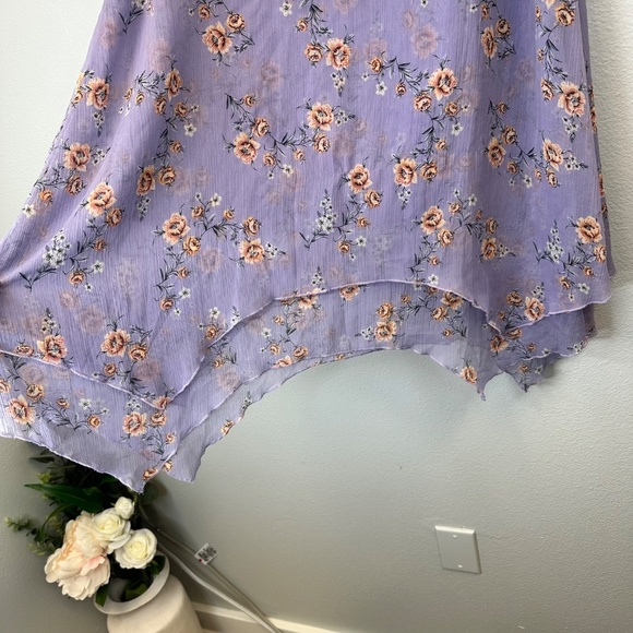 Free People Asymmetrical Garden Party Floral Skirt size Small - Picture 3 of 7